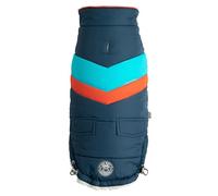 GF Pet Doudoune pour Chien, Manteau Chaud pour Chiens, Manteau Chaud et imperméable et rembourré pour Chien, Bleu foncé, Taille M