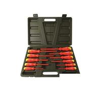 GF3735 Silverline Coffret 11 tournevis isolés avec manche caoutchouté 11 pcs