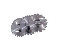 Silverline 704410 Lames de scie circulaire 135 x 10/12,7 mm TCT 16T, 24T et 30T