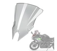 GFARDMOTO Accessoires de moto - Carénage avant - Déflecteur d'air à double bulle - Pour Ka&Wa&sa&ki Ninja500/ABS/SE 2024-2025 (gris fumé)