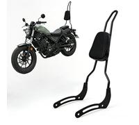 GFARDMOTO Barre de siège passager pour Honda Rebel CMX300, CMX500 et CMX250 (2017-2026), dossier haut avec soutien lombaire pour une conduite confortable sur de longues randonnées