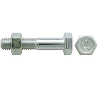 GFD - Vis 6 Pans M16 x 140 dIN931/34 filetage 6,8 Zinc/ado Blanc