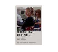 GFDGWZVOC 10 Things I Hate About You Poster vintage esthétique sur toile Décoration murale moderne pour chambre à coucher 20 x 30 cm Sans cadre