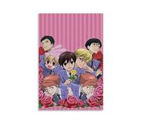 GFDGWZVOC Anime Ouran High School Host Club Esthétique Poster décoratif sur toile Décoration murale moderne pour chambre à coucher 30 x 45 cm Sans cadre
