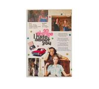 GFDGWZVOC Poster de film 10 Things I Hate About You pour chambre à coucher, décoration murale sur toile, décoration murale moderne, pour chambre à coucher, 20 x 30 cm, style sans cadre