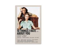 GFDGWZVOC Poster du film 10 Things I Hate About You sur toile pour chambre à coucher, décoration murale moderne pour chambre à coucher, 20 x 30 cm, sans cadre