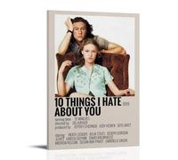 GFDGWZVOC Poster du film 10 Things I Hate About You sur toile pour chambre à coucher, décoration murale moderne pour chambre à coucher, 20 x 30 cm, style cadre