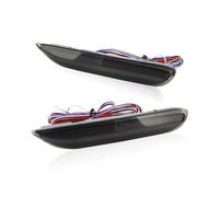 GFDJDF Feux Latéraux Pour Infiniti Pour QX56 Pour Q50 Pour QX60 Pour QX80 Pour QX30 2013 LED Pare-chocs Arrière Réflecteur Feux De Frein(Smoked Lens)