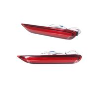 GFDJDF Feux Latéraux Pour Infiniti Pour QX60 2014 2015 LED Pare-chocs Réflecteur Lumières Fonction Frein Brouillard Arrière(Red Lens)