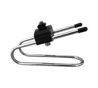 GFDSGRE Amortisseur VTT Suspension de siège d'amortisseur Pas Facile à déformer 2 Couleurs Dispositif Suspension Selle vélo for Montagne(Silver)