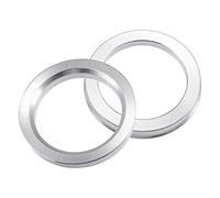 GFDSGRE Bague De Centrage Jante 4 pièces 78.1mm à ID 57.1mm 78.1mm-60.1mm Anneaux centraux de moyeu de Voiture, alésage de Roue, entretoise Centrale, Outil en Alliage d'aluminium(OD 78.1mm ID 57.1mm)