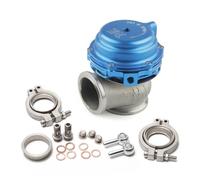 GFDSGRE Dump Valve Porte de décharge Turbo Universelle à Bride en Bande V de 38mm for soupape de décharge de collecteur Turbo de suralimentation Valve Echappement(Color:Blue)