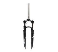 GFDSGRE Fourches pour VéLo Fourche Avant VTT VTT 26/27. 5/29 Pouces Course 100mm épaule Fil Ressort vélo Disque fourches pièces de Montagne(26 inch Black)