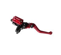 GFDSGRE Levier De Frein Moto Levier de maître-Cylindre de Moto Universel en Aluminium 7/8" 22 mm, réglage du Rouleau, Pompe de Frein hydraulique, poignée d'embrayage, Guidon Levier Moto(Red Right)