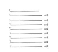 GFDSGRE Rayon Velo 40 pièces/10G diamètre des Rayons 3.1mm 45 de vélo électrique en Acier j-Bend Moto égal(Length 113mm)