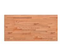 GFDWPUY Plateau de table rectangulaire 80 x 40 x 1,5 cm en bois de hêtre | Plateau de table de rechange pour table de bar, table d'appoint, projet de meubles, surface lisse, facile à nettoyer avec un
