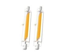 GFDYTG Ampoules R7S LED 118mm | 20W 3000K Dimmable Blanc Chaud 2000LM LED r7s Équivalent à Lampe Halogène 200W,R7sLed Sans Scintillement,Éclairage à Faisceau 360°,2 Pièces