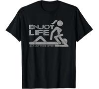 GFG23rwer Enjoy Life Eat Out More Often Funny Love Couple Gift T-Shirt