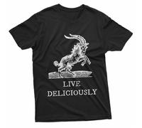 GFG23rwer Live Deliciously Goat T-Shirt