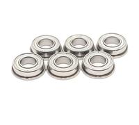 GFGWXMQB Lot de 6 roulements à Billes Miniatures à Bride Haute Vitesse F6205/F6205ZZ P5, 25 x 52 x 15 mm(F6205 P5)