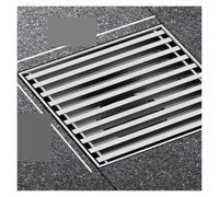 GFHOOZ Drain de Sol en Acier Inoxydable 304 de Grand Calibre pour Cour extérieure, Projet spécial pour la Maison, Grand déplacement pour la Salle de Bain, l'allée (B10X10)