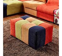 GFHOOZ Pouf de Salon, Tabouret de canapé Ottoman rembourré en Velours côtelé, Banc rectangulaire Lavable pour Salon et Chambre à Coucher, 27,5 Pouces, 80 x 40 x 40 cm, 31,5 pou