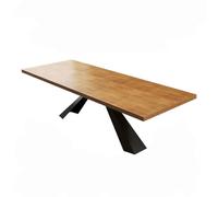 GFHTRELY Bureau D'ordinateur Bureau en Bois Massif, Salle de conférence, Formation du Personnel, Longue Table d'ordinateur Simple, d'étude à Domicile, établi Table de Jeu(160cm)