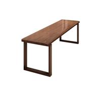GFHTRELY Bureau d'ordinateur en bois massif - Bureau d'ordinateur de bureau - Bureau d'étudiant - Double table d'étude, table longue, établi - Table de jeu (180 x 60 x 75 cm)