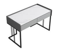 GFHTRELY Bureau pour ordinateur de bureau pour ordinateur portable en ardoise nordique avec commode pour PC, adapté pour l'étude de la chambre à coucher, bureau à domicile, table de jeu(B,80 x 50 x 75