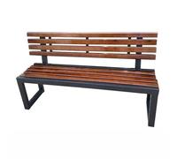 GFHTRELY Meuble d'entrée, chaise de parc, banc d'extérieur, cour, centre commercial, chaise de repos en bois massif, chaises d'extérieur (A 180 cm)