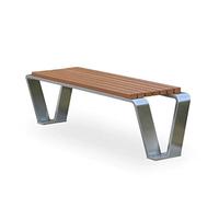 GFHTRELY Meubles D'entrée Banc de Jardin extérieur Chaise Longue en Acier Inoxydable Pastorale extérieur en Plastique Bois Paysage Tabouret en Plein air siège en Bois extérieur Chaises D'extérieur(A)