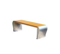 GFHTRELY Meubles D'entrée Chaise De Parc en Acier Inoxydable, Banc D'extérieur, Chaise De Jardin Public en Plein Air, Siège De Stade Commercial, Banc De Loisirs Chaises D'extérieur
