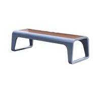 GFHTRELY Meubles d'entrée Chaises d'extérieur cour extérieure double sièges repos commercial en bois bancs d'extérieur Chaises d'extérieur (B)