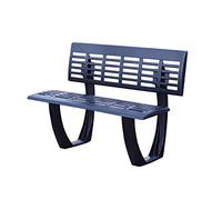 GFHTRELY Meubles d'entrée d'extérieur en fonte d'aluminium - Banc de loisirs en alliage d'aluminium - Convient pour terrasse, cour et chaises d'extérieur (A)