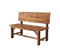 GFHTRELY Meubles d'entrée en bois massif - Banc d'extérieur - Tabouret carré pour patio - Banc d'extérieur (B)