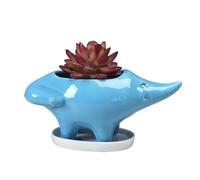 GFHTRELY Pot de Fleurs Pots de Fleurs Succulents, Pots de Fleurs en céramique de Crocodile Mignon, Ornements de Fleurs de Balcon, adaptés aux Jardins Pots de Fleurs
