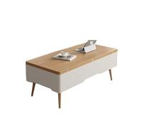 GFHTRELY Table Centrale Table Basse élévatrice multifonctionnelle, Table à Manger, Table à Double Usage, Salon Moderne Simple, Petite Table Basse créative Table de Chambre(S-100cm)