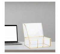 GFHTRELY Titulaire de la Carte de Visite Bureau étagère boîte Stockage présentoir Acrylique Transparent Bureau Porte-Cartes de Visite Boîte à Cartes de Visite(D)