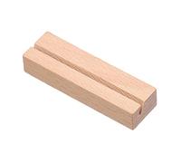 GFHTRELY Titulaire de la Carte de Visite Porte-Cartes en Bois Porte-Cartes de Visite Porte-Cartes de Visite rectangulaire Dossier Photo Bureau Porte-Notes Fait à la Main Boîte à Cartes de Visite(B)