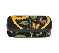 Gfhwpxcnb Blessed to Be Called Nana Trousse à crayons de grande capacité avec compartiment pour filles, garçons et adultes, Noir , Taille unique, Trousse de maquillage