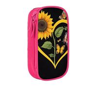 Gfhwpxcnb Blessed to Be Called Nana Trousse à crayons pour garçons et filles, grande trousse à crayons avec compartiments pour stylos, papeterie, fournitures scolaires, noir, rose, Taille unique,