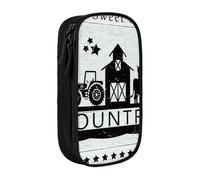 Gfhwpxcnb Farm Sweet Farm - Trousse à crayons pour garçons et filles, grande trousse à crayons avec compartiments - Pochette à stylos - Organiseur de papeterie pour bureau, fournitures scolaires -