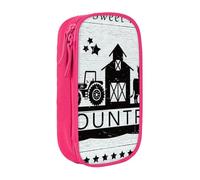 Gfhwpxcnb Farm Sweet Farm - Trousse à crayons pour garçons et filles, grande trousse à crayons avec compartiments - Pochette à stylos - Organiseur de papeterie pour bureau, fournitures scolaires -