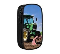Gfhwpxcnb Grande trousse à crayons Tractor Farm pour garçons et filles - Grande trousse à crayons avec compartiments - Pochette à stylos - Organiseur de papeterie pour bureau, fournitures scolaires -