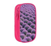 Gfhwpxcnb Grande trousse à crayons violette lavande pour garçons et filles, grande trousse à crayons avec compartiments pour stylos, papeterie, fournitures scolaires pour bureau, fournitures