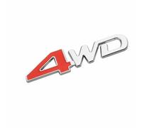 GFHZZS Auto Emblèmes Autocollants pour Fiat Fullback,3D Metal Voiture Carrosserie Badge Sticker Coffre Arrière Extérieurs Décoration Logo Insigne Decal Accessoires Auto,4WD 3