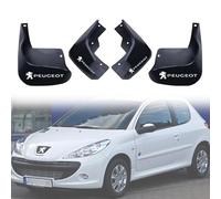 GFHZZS Bavettes pour Auto pour Peugeot 206 SW 2003-2009,avec Emblèmes Logo Garde-Boue Anti-Éclaboussures Voiture Avant et Arrière Splash Guard Bavettes de Protection Auto Accessoires