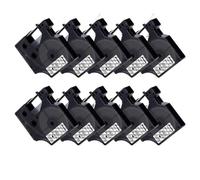 GFJHFDCR 10 Paquets de Ruban adhésif 9mm 40913 Compatible avec étiqueteuse Compatible avec Le Ruban D1 40910 40913 40916 40917 40918 40919 LabelManager 160 280(Black on Clear)