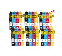 GFJHFDCR 20PCS CARTRIDGES À L'ENK COMPATIBLES Compatible avec Les IMPRIMERS INKET Stylus SX110 SX105 SX115 SX200 SX205 SX209 SX210 T0711 T0712 T0713 T0714(6 Set)