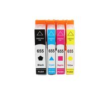 GFJHFDCR Cartouche à Encre 655xl Compatible Compatible avec la série de DeskJet Ink Advantage 3525 4615 4625 5525 6525 Imprimantes à Jet d'encre(1set 4pk)